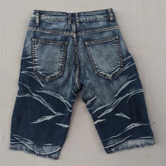 Distressed Jean Shorts Mens Size 28 - Picture 5 of 10